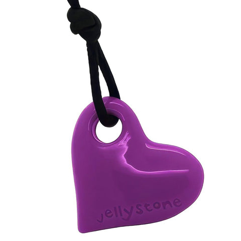 Jellystone Designs Heart Pendant - Purple Grape