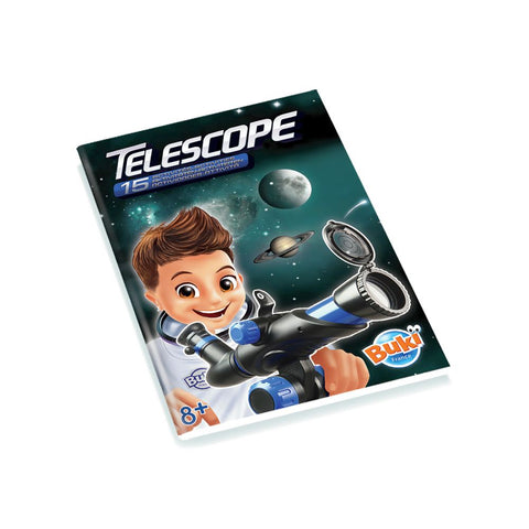 Buki France Telescope with Optical Glass & 15 Activities