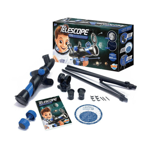 Buki France Telescope with Optical Glass & 15 Activities