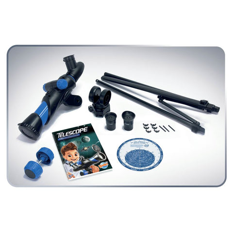 Buki France Telescope with Optical Glass & 15 Activities