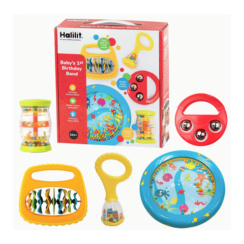 Halilit Baby's First Birthday Band Gift Set