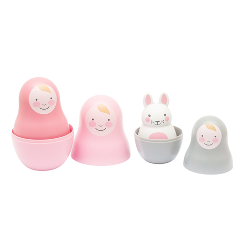 Rosa & Bo Nesting Babies Pink