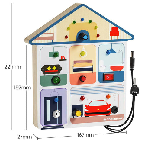 TOPBRIGHT Busy Board House