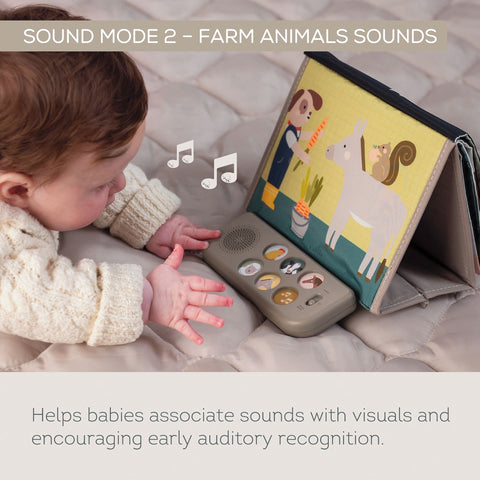 Taf Toys Farm Musical Tummy Time Book