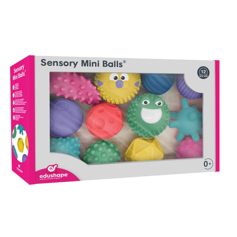 Edushape Sensory Mini Balls 12 Piece Set