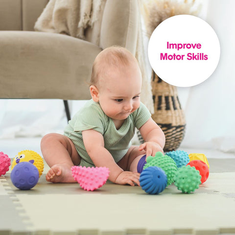 Edushape Sensory Mini Balls 12 Piece Set