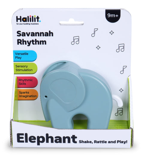 Halilit Savannah Rhythm Shaker - Elephant