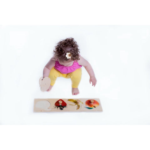 Doron Layeled Giant Fruit Peg Puzzle