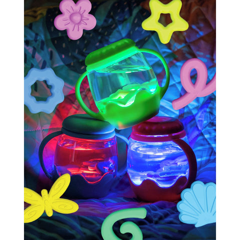 Glo Pals Mini Sensory Jar with Fillers