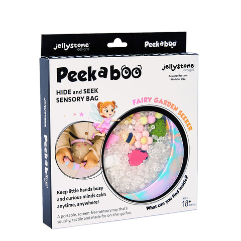 Jellystone Designs Peek-a-Boo Sensory Bag Fairy Garden