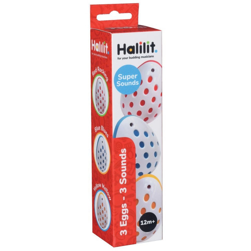 Halilit Egg Shakers - 3 Eggs - 3 Sounds