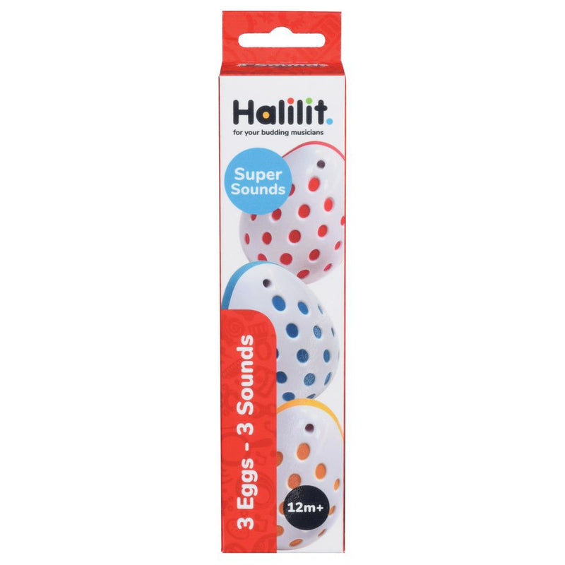Halilit Egg Shakers - 3 Eggs - 3 Sounds