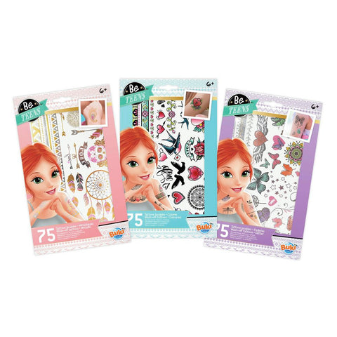 Buki France 75 Wash-Off Tattoos - Assortment