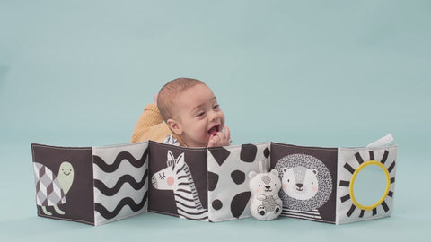 Taf Toys Savannah Black and White Baby Pram Book