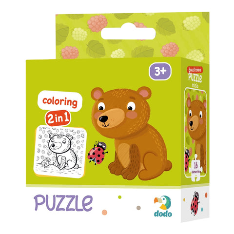 Dodo Colouring Puzzle 2 in 1 Little Bear