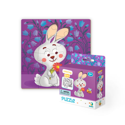 Dodo Colouring Puzzle 2 in 1 Leveret