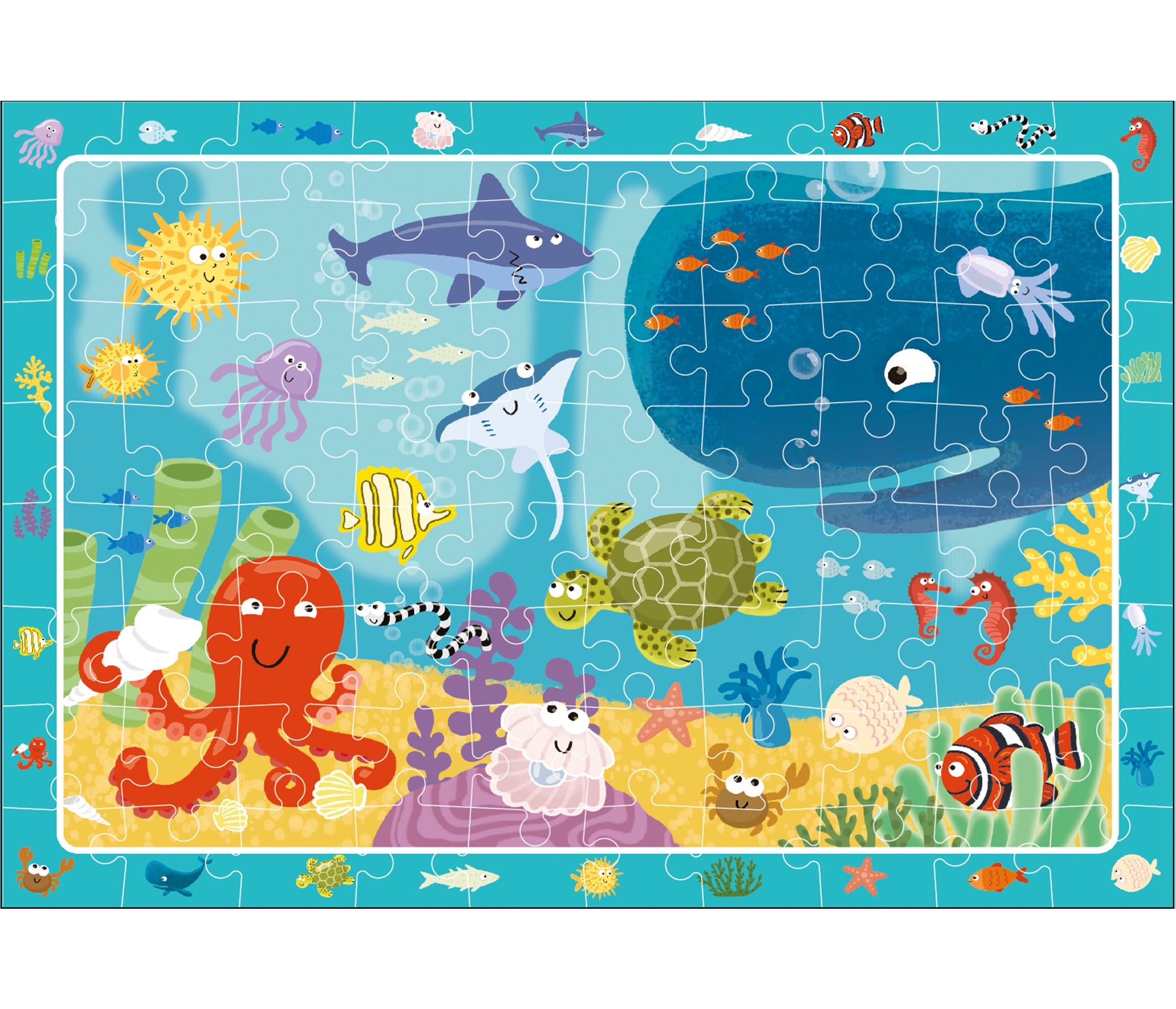 Dodo Underwater Beobachtungspuzzle – 80 Teile Mit Suchspiel Für Kinder Ab 5 Jahren