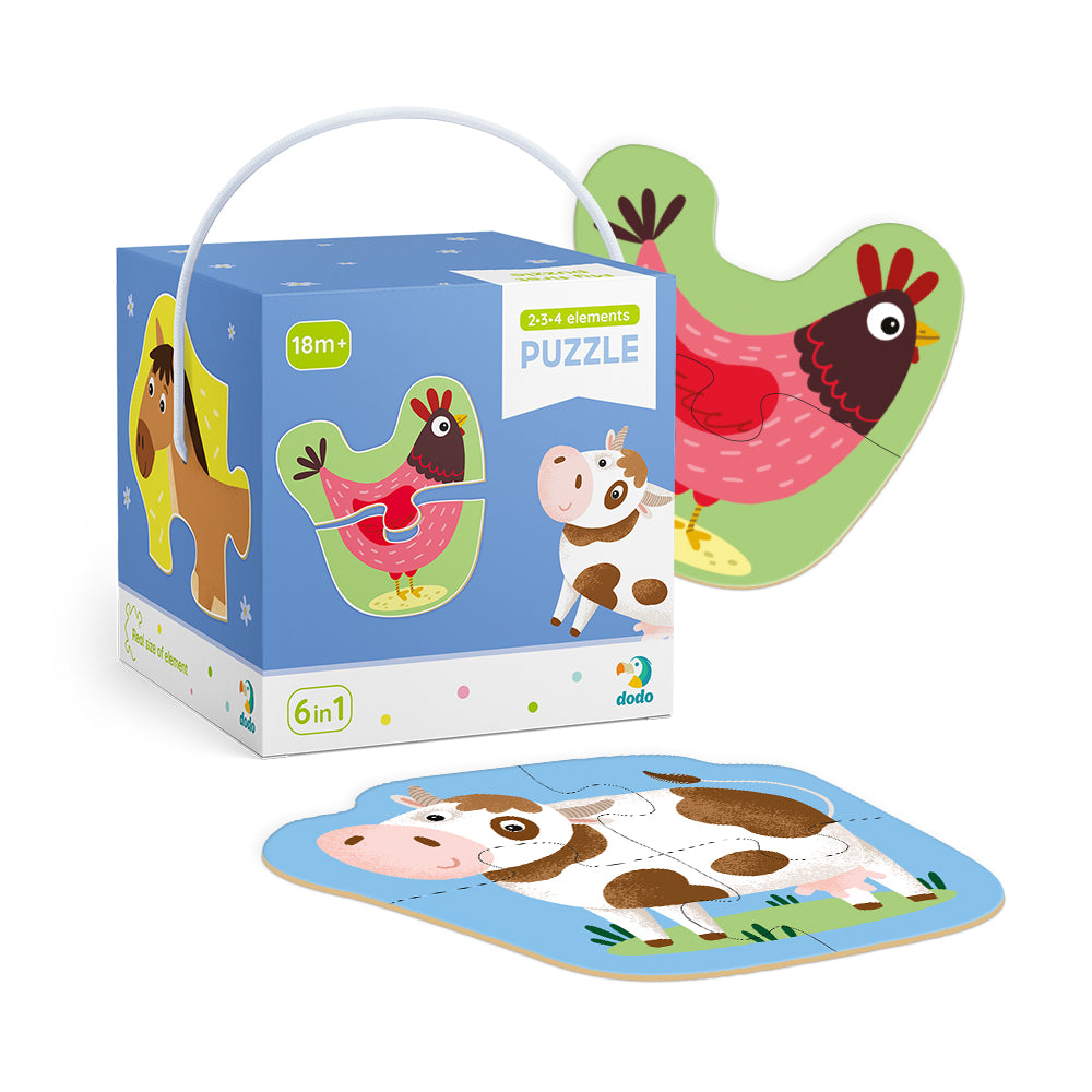 Addo Puzzle Dodo Puzzle 2-3-4 Elements Pets – Halilit