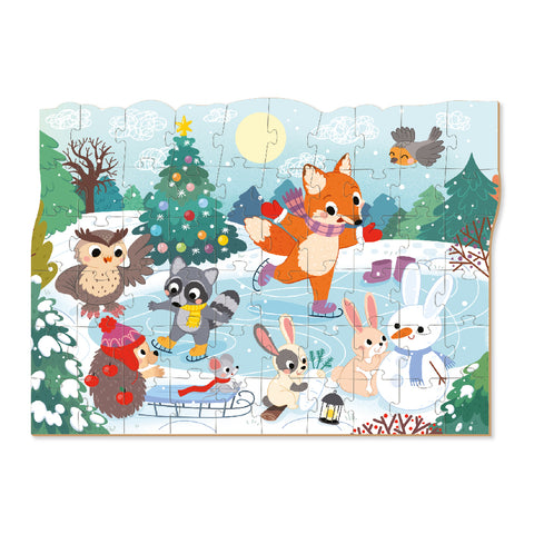 Dodo Puzzle 'Fairy Ice Skating' (60 pc)