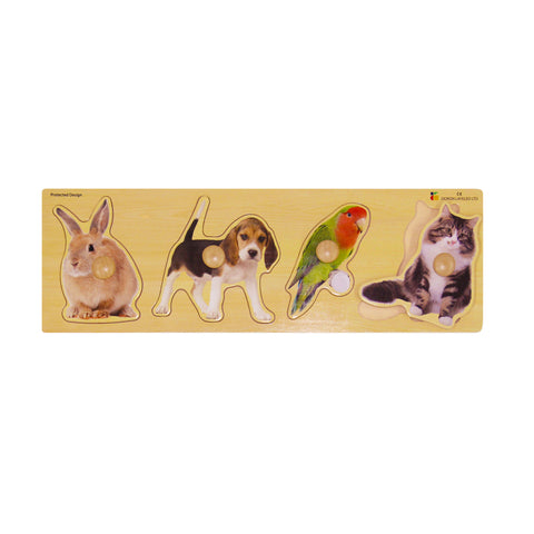 Doron Layeled Giant Pets Peg Puzzle