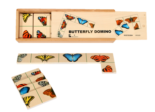 Doron Layeled Butterfly Domino Puzzle