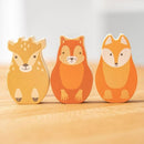 Rosa & Bo Collectable Woodlies Characters Fox Animal Set