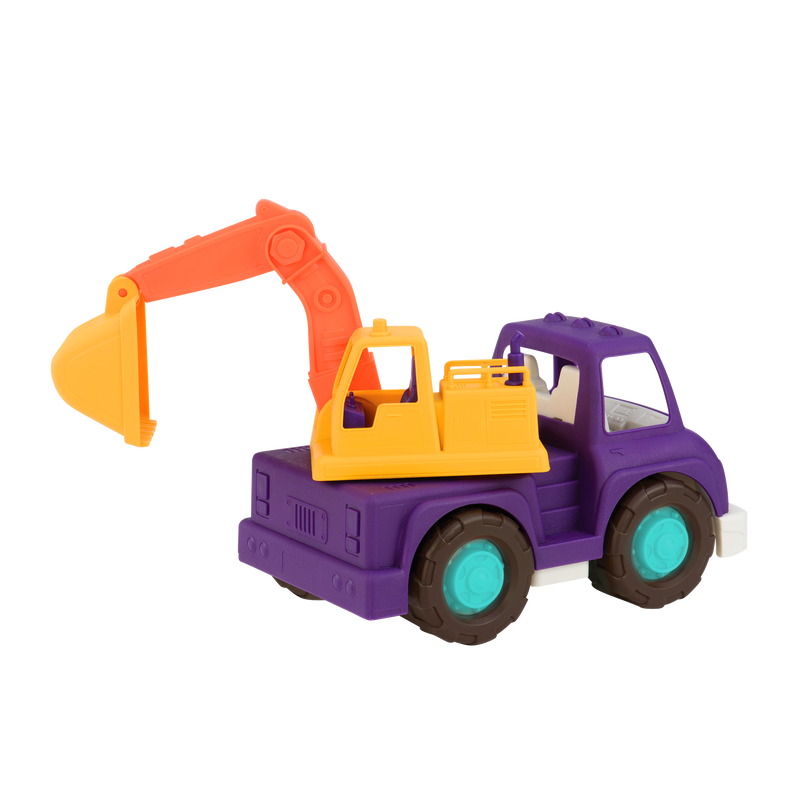 Purple excavator toy hotsell
