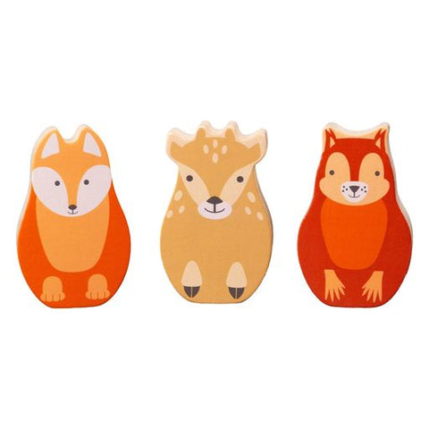 Rosa & Bo Collectable Woodlies Characters Fox Animal Set