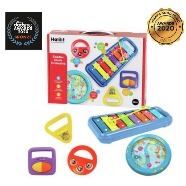 Halilit Toddler Music Orchestra Gift Set (Colours Vary)
